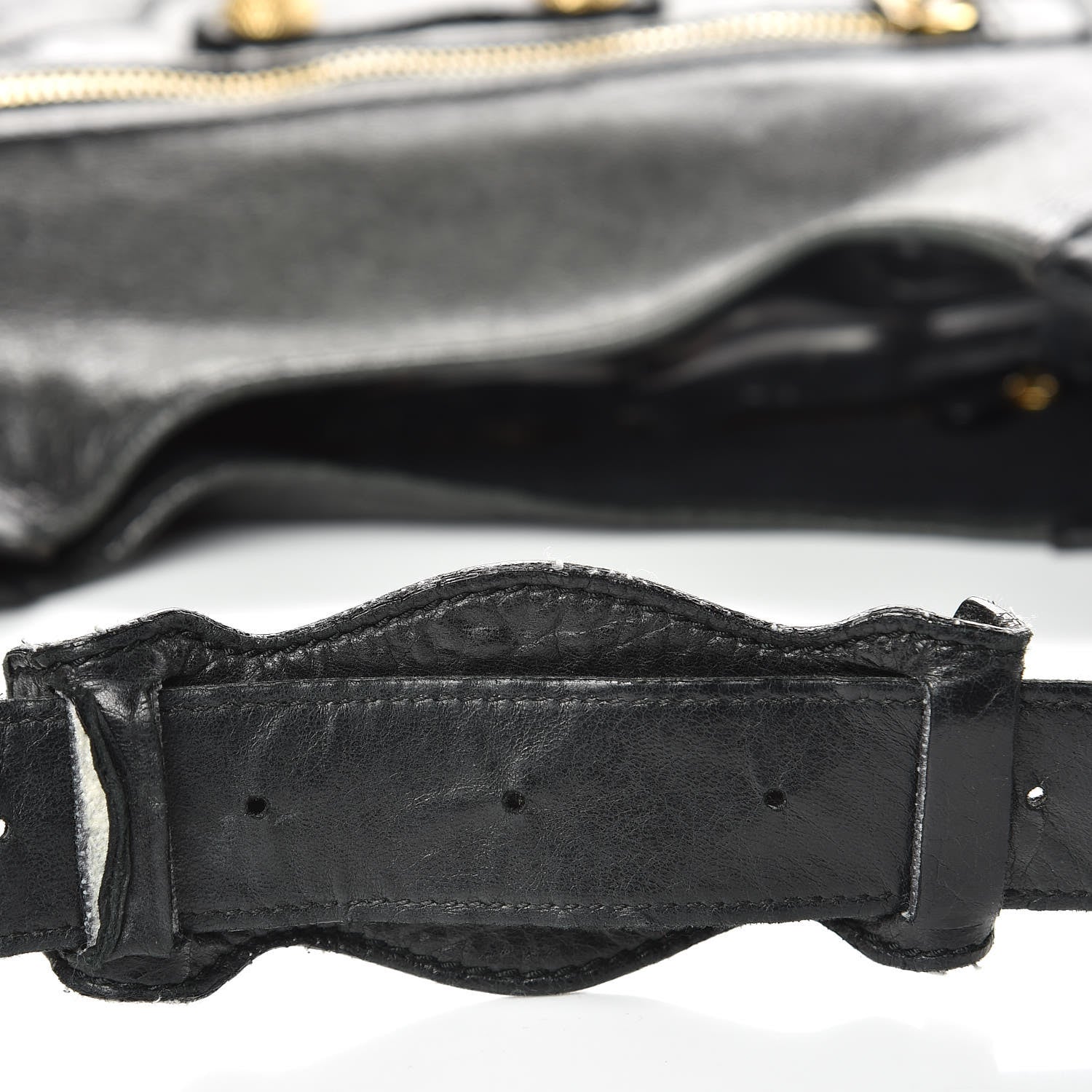 Balenciaga Chevre Giant 21 Gold Hardware Besace Hobo Black 10 of 13