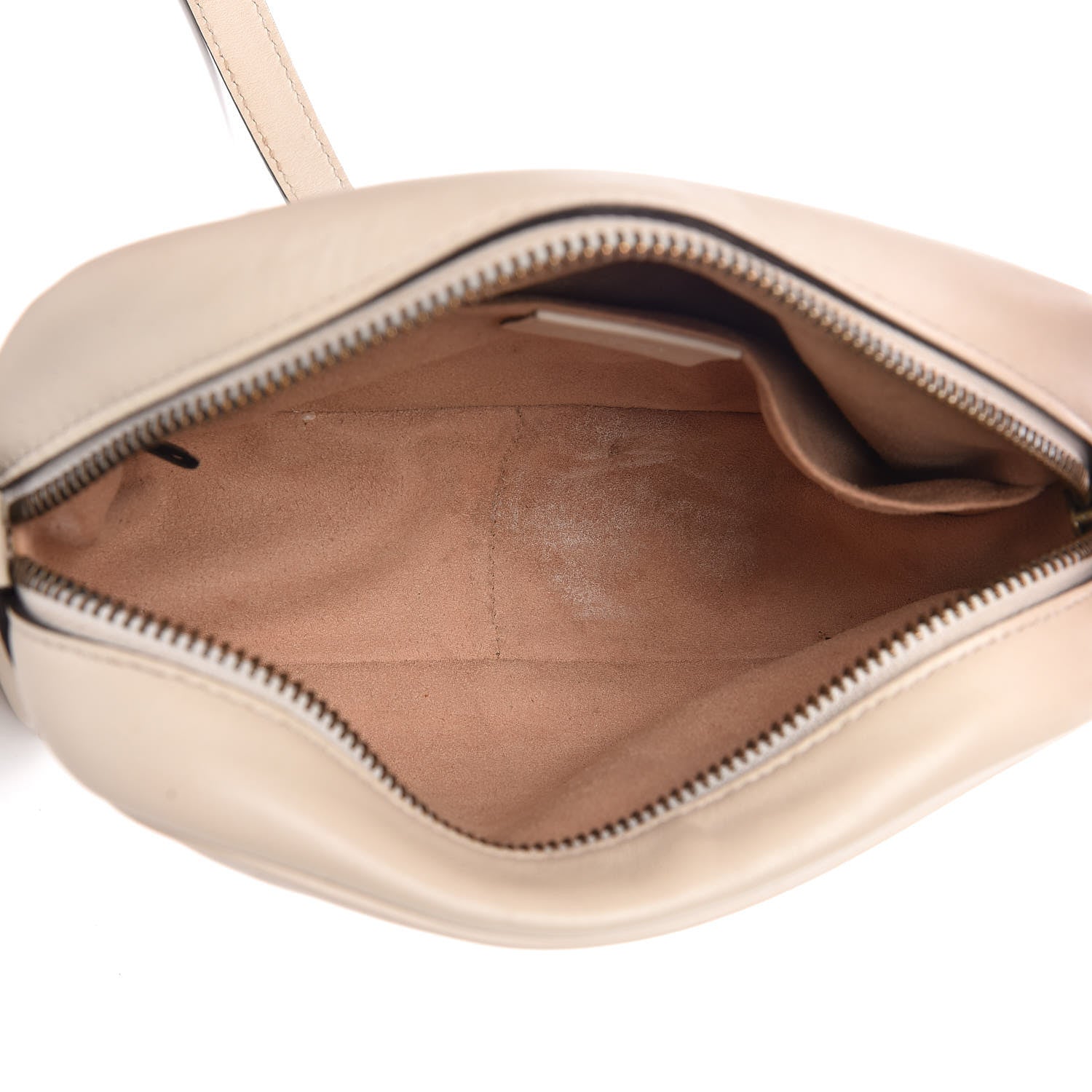 Gucci Calfskin Matelasse Mini GG Marmont Chain Shoulder Bag White 5 of 15