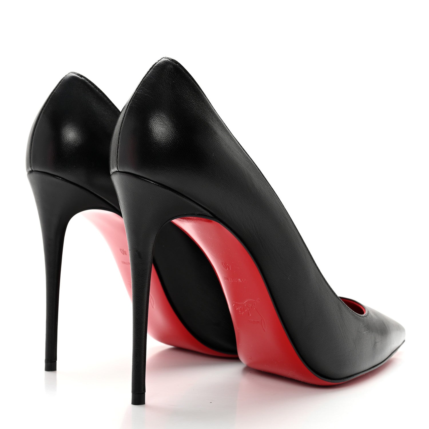 Christian Louboutin Shiny Nappa Decoltish 100 Pumps 40 Black 4 of 12
