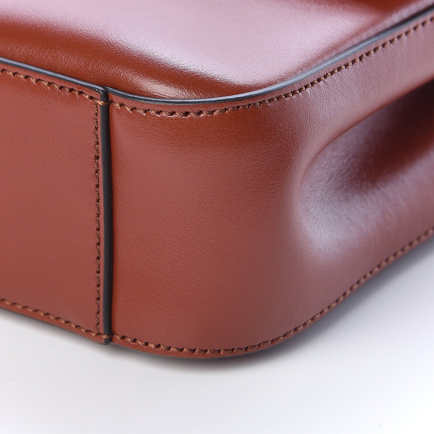 Calfskin Small C Double Carry Sepia Brown