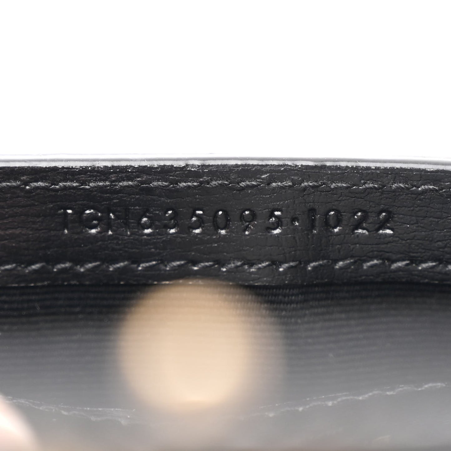 Grained Calfskin Monogram Phone Holder Crossbody Black