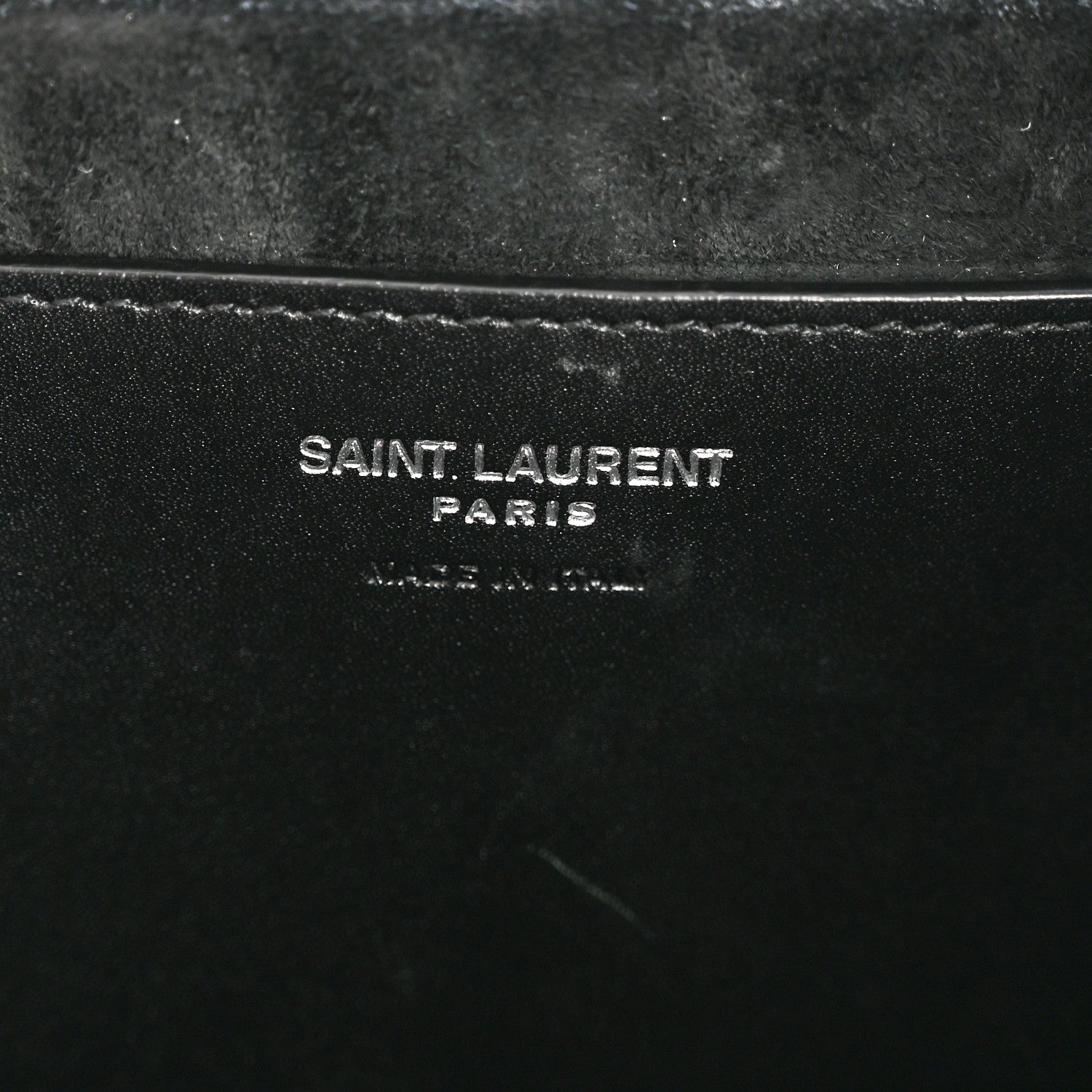 Saint Laurent Calfskin Monogram Take Away Box Black 6 of 13