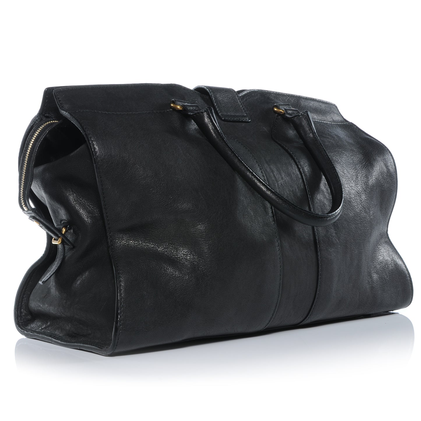 Leather Large Cabas Chyc Black