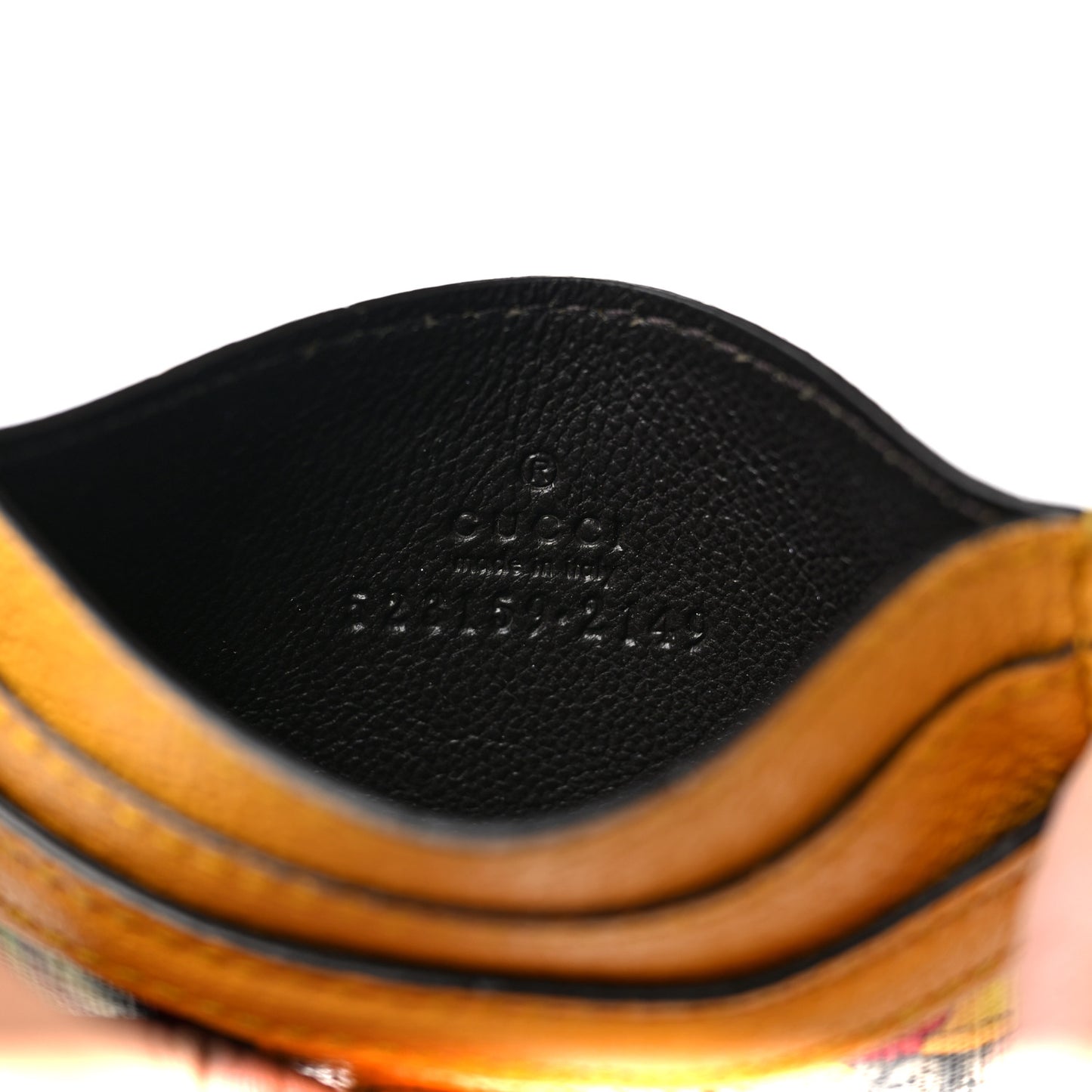 GG Supreme Monogram Flora Web Ophidia Card Holder Beige Multicolor Crop