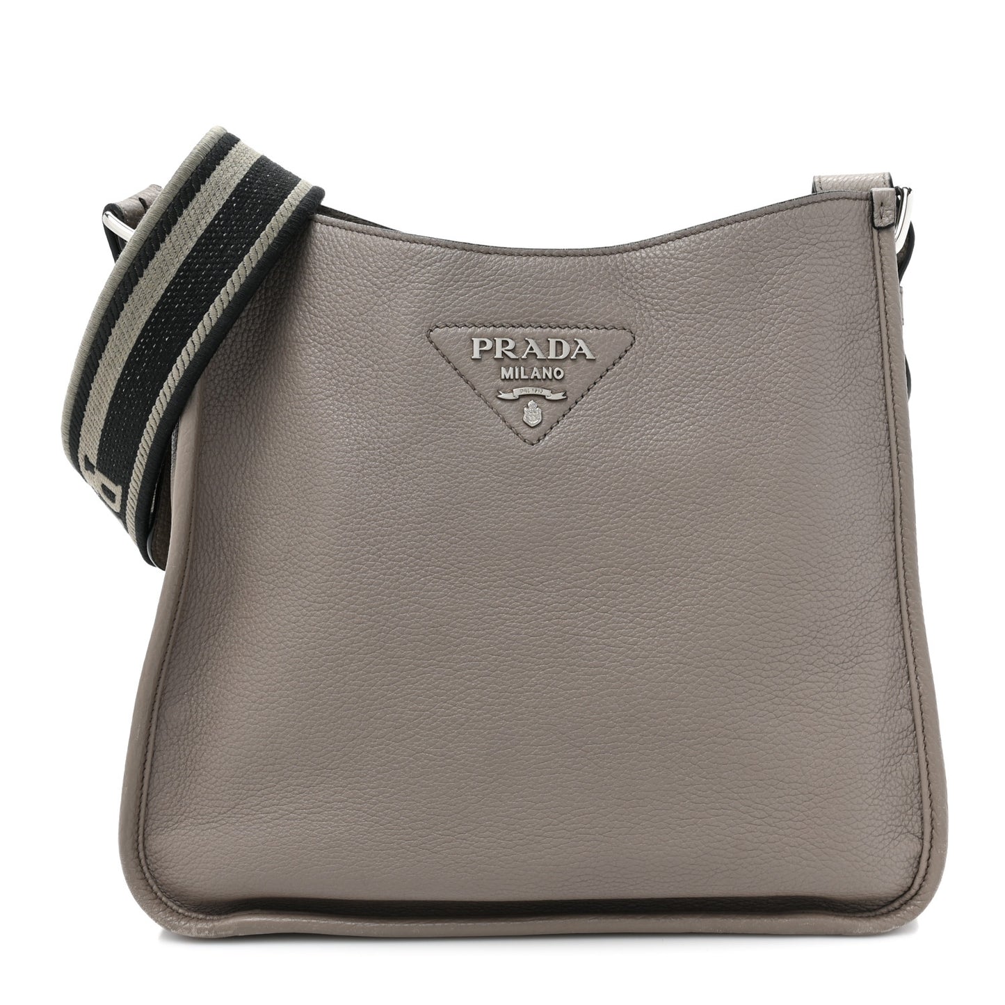 Vitello Daino Soft Mini Hobo Messenger Bag Argilla