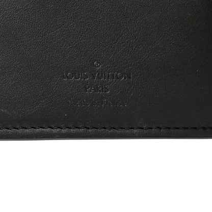 Louis Vuitton Calfskin Monogram Shadow Multiple Wallet Black 6 of 6