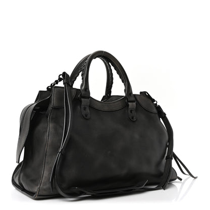 Balenciaga Used Calfskin Black Hardware Neo Classic City Black 3 of 10