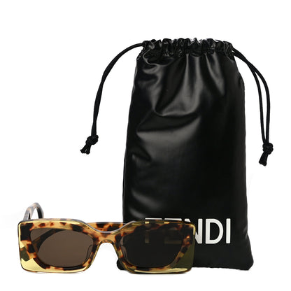 Fendi Acetate Christmass Sunglasses FF 40034U Tortoise 7 of 7