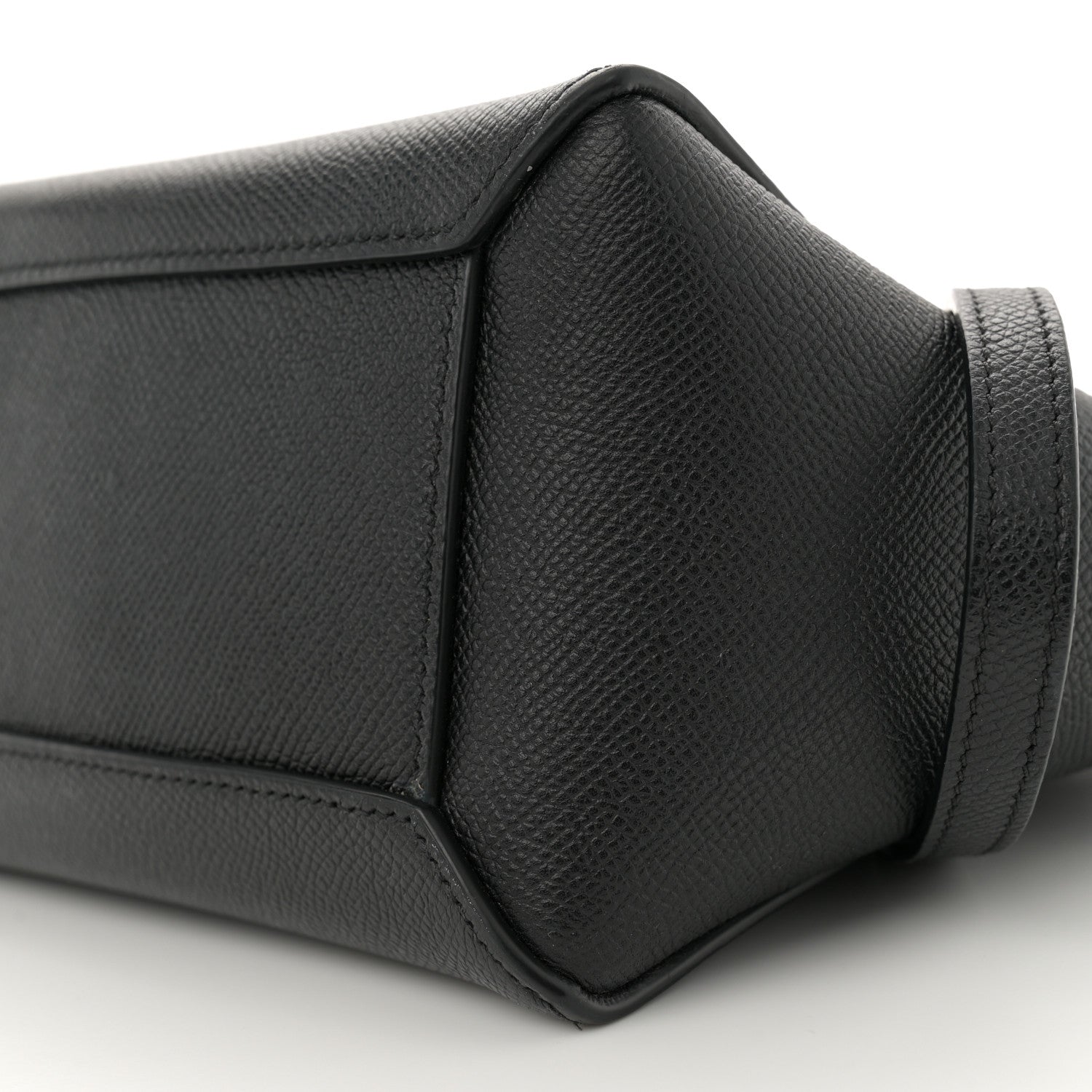 Celine Grained Calfskin Nano Belt Bag Black 9 of 10