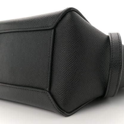 Celine Grained Calfskin Nano Belt Bag Black 9 of 10
