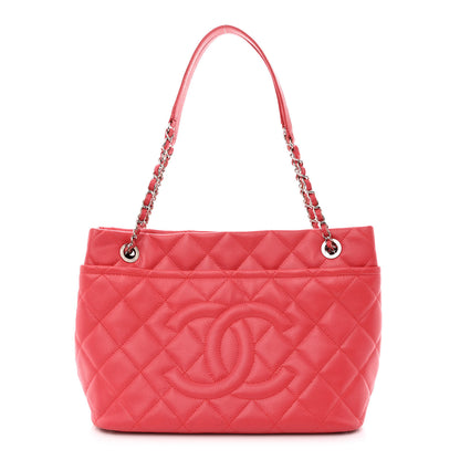 Chanel Caviar Quilted Timeless CC Soft Tote Pink 1 of 14
