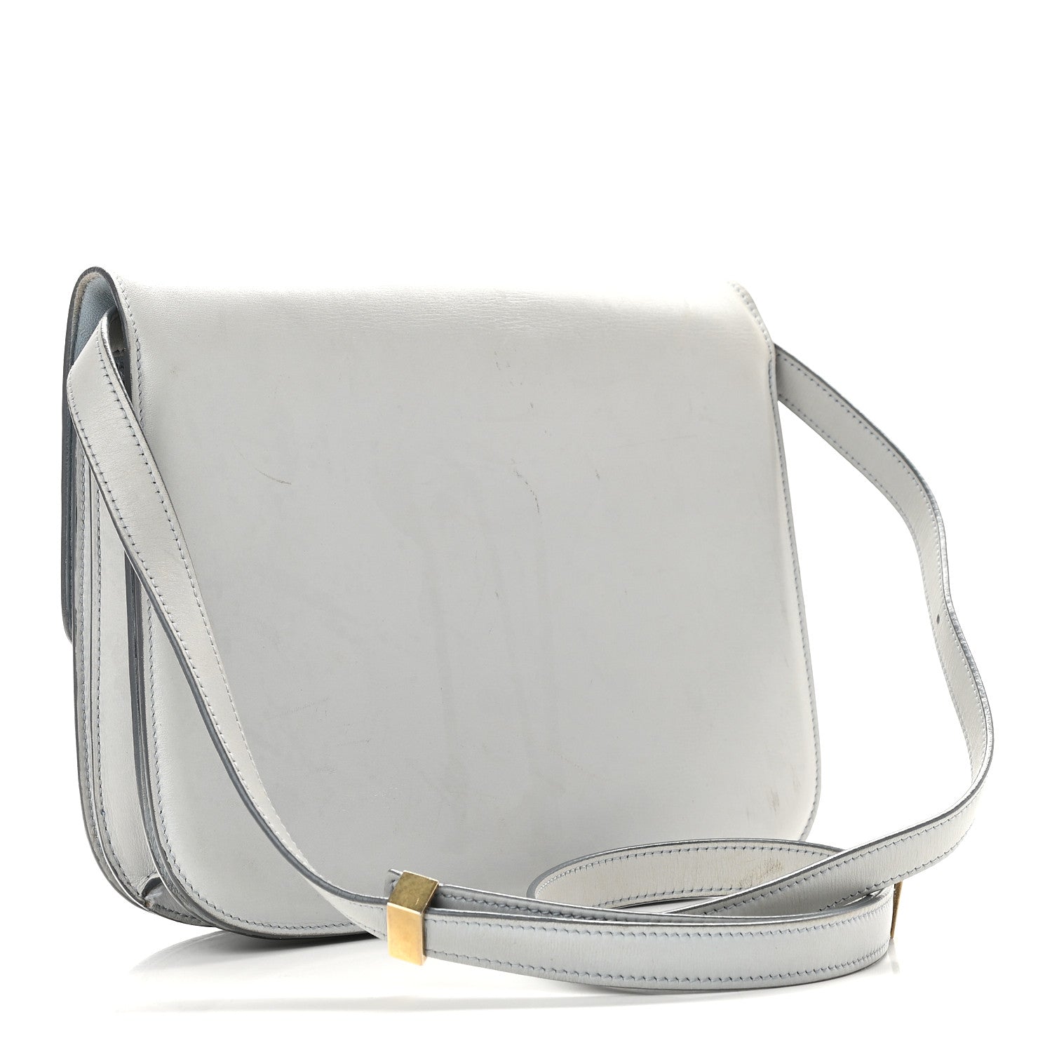 Celine Box Calfskin Medium Classic Box Flap Bag Sky 3 of 11