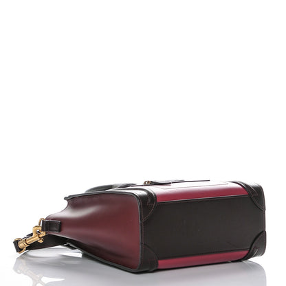 Celine Satin Calfskin Nano Tri-Color Luggage Orchid 4 of 6