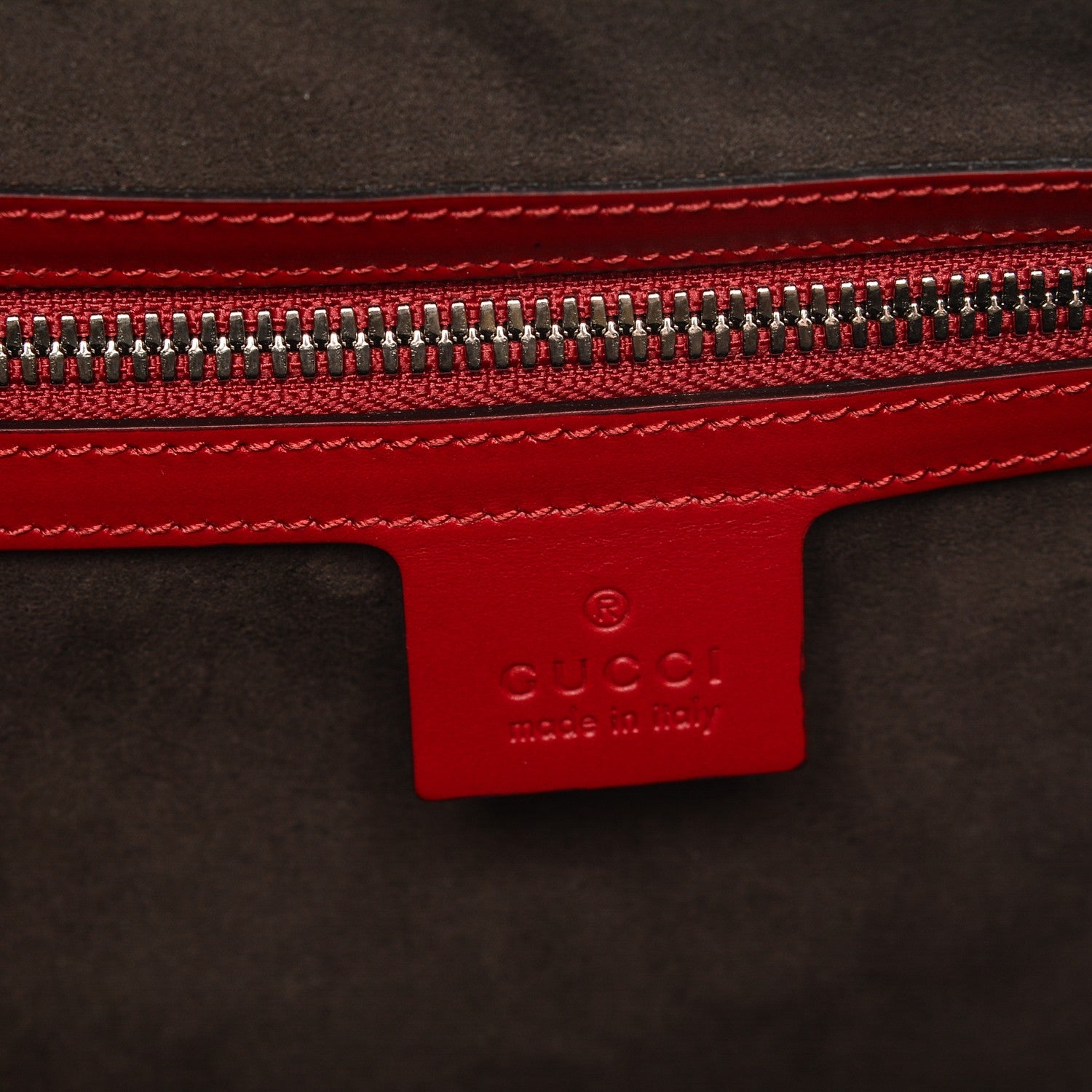 Gucci Guccissima Signature Large Duffle Hibiscus Red 6 of 6