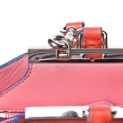Fendi Vitello Dolce Shiny Nappa Petite 3Jours Tote Papavero 11 of 26
