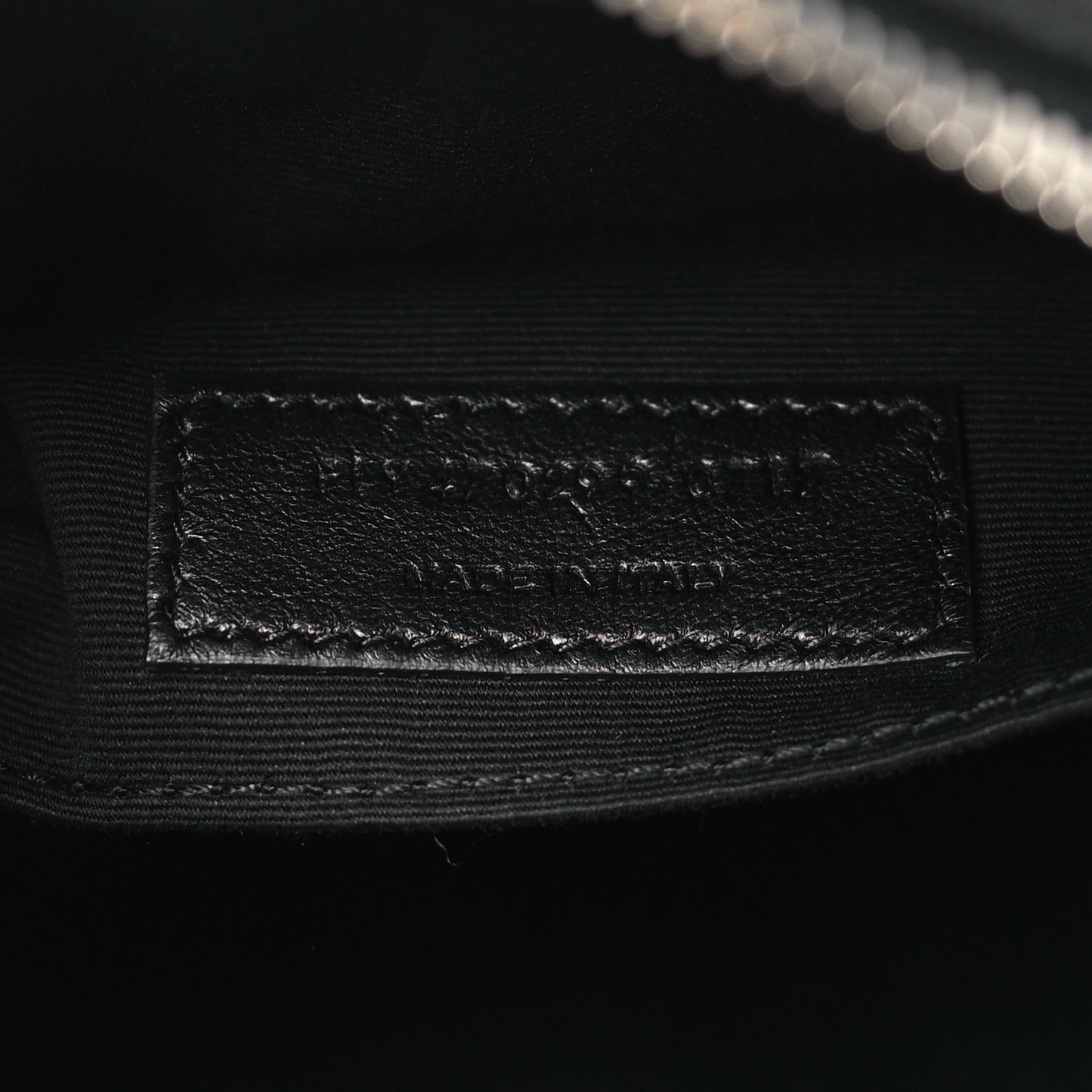 Lambskin Monogram Small Lou Camera Bag Black