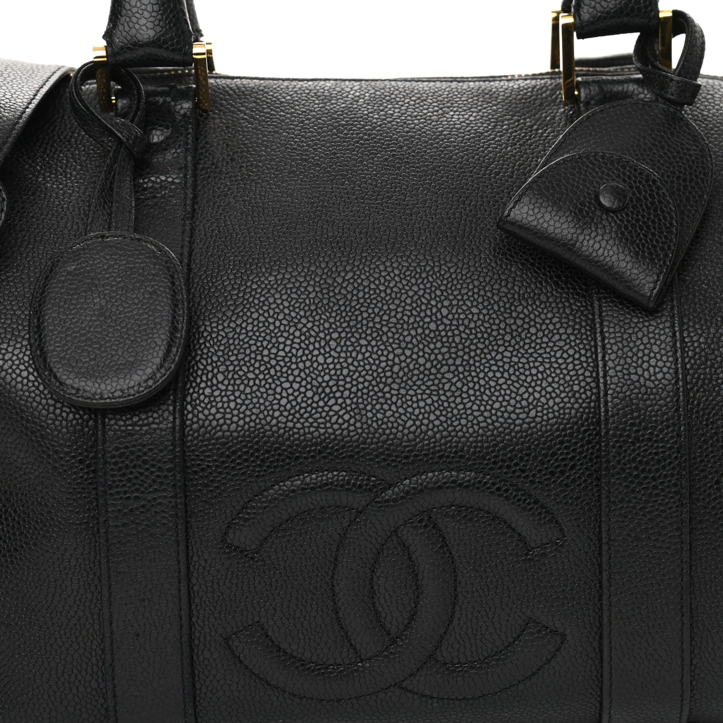 Caviar Timeless CC Duffel Bag Black