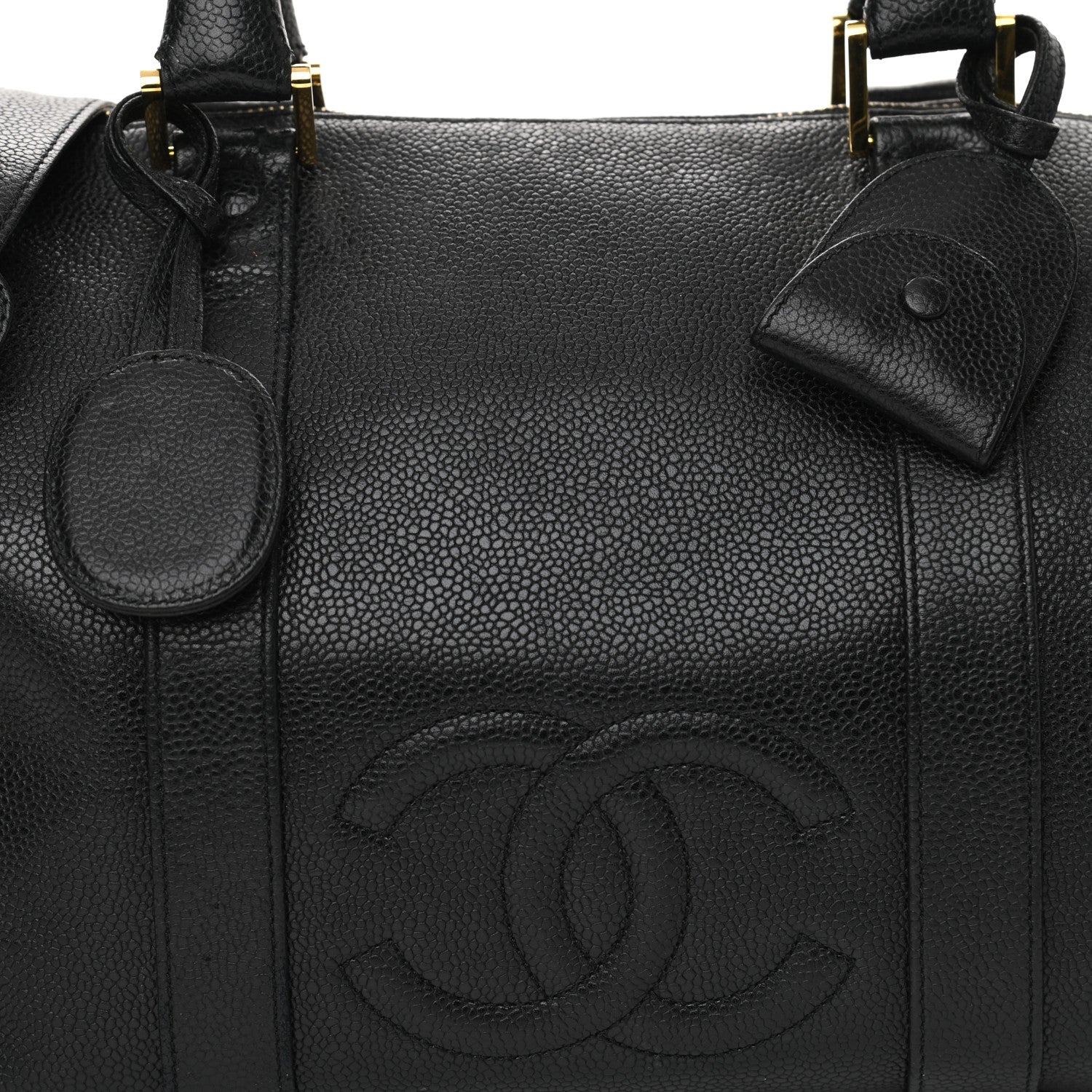 Chanel Caviar Timeless CC Duffel Bag Black 8 of 10