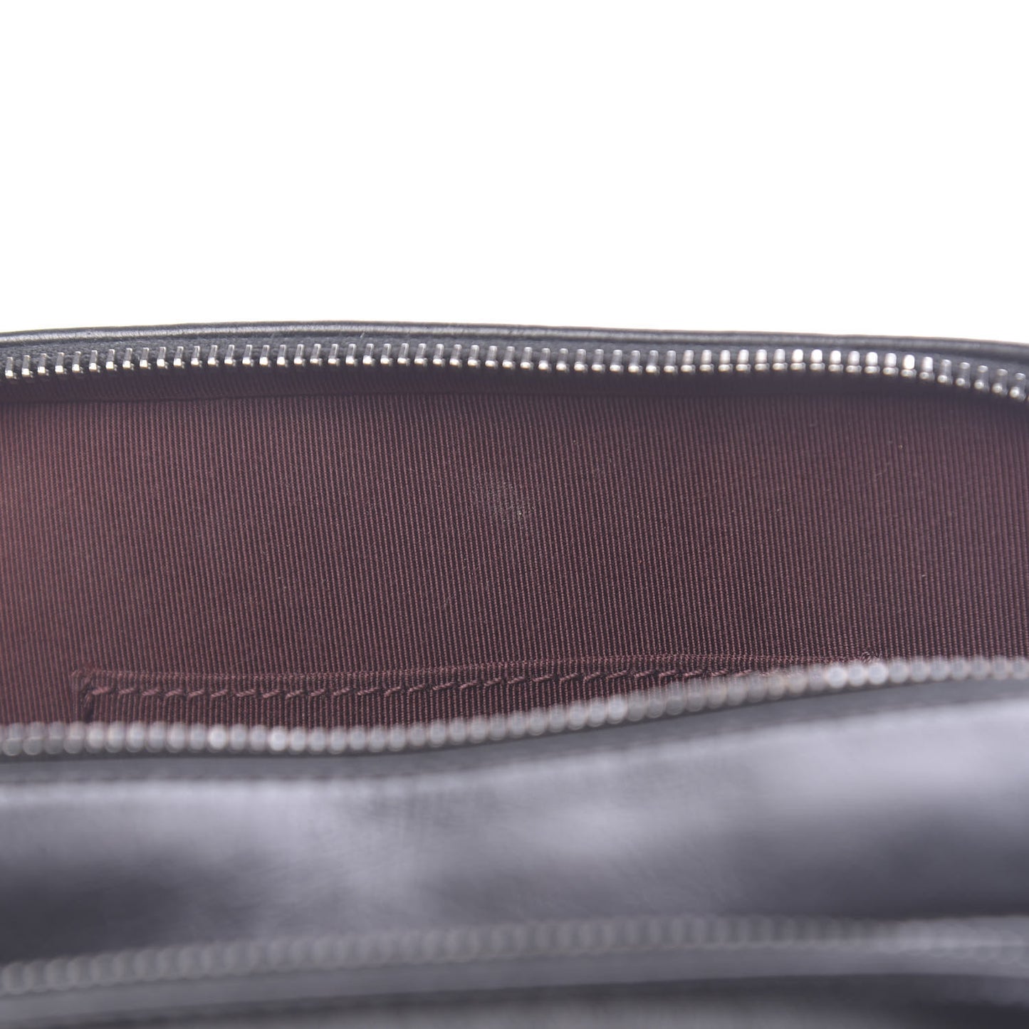Glazed Calfskin Small Coco Boy Camera Case Black