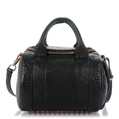 Alexander Wang Pebbled Lambskin Rockie Black Rose Gold Hardware 1 of 7