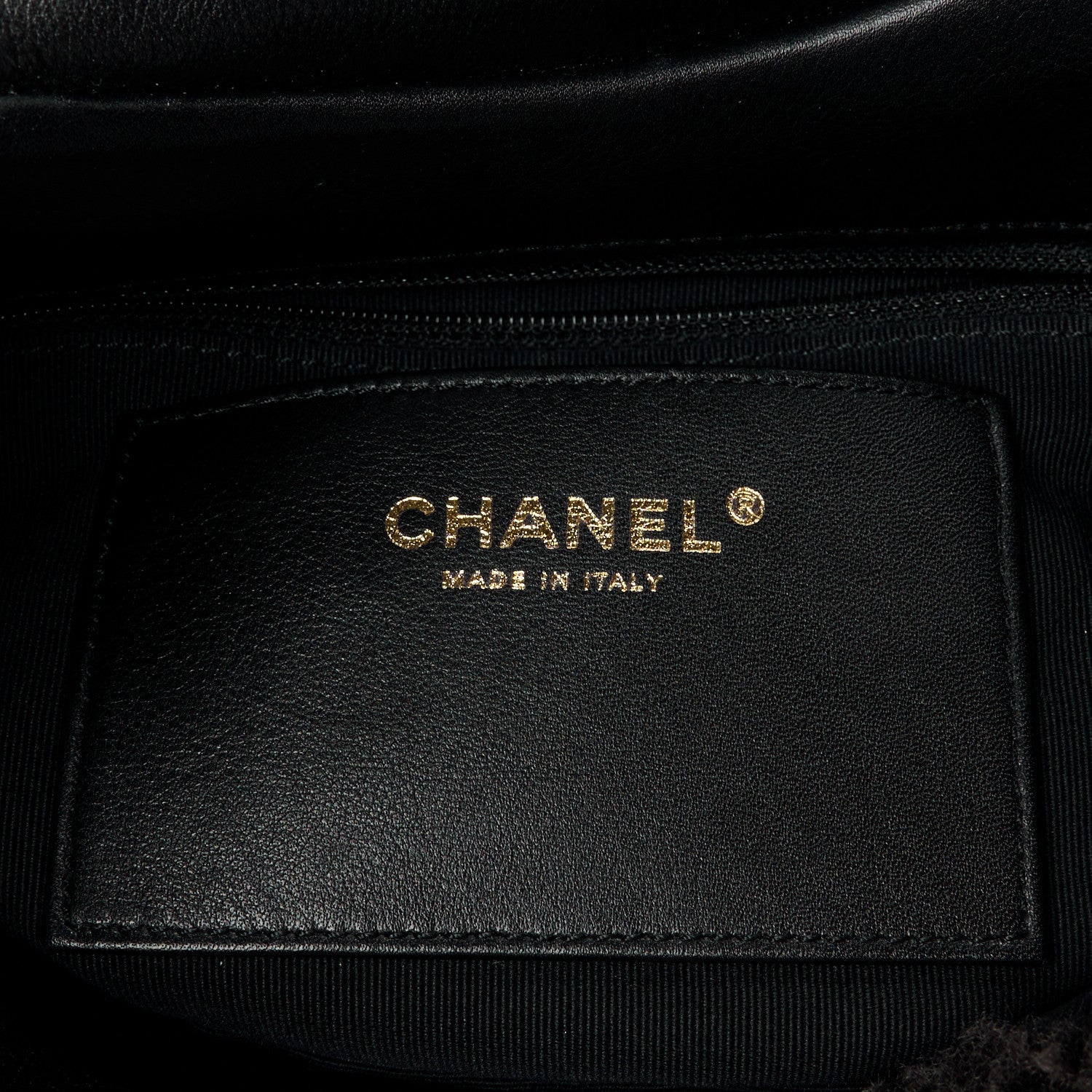 Chanel Shearling Quilted Hobo Black 6 of 12
