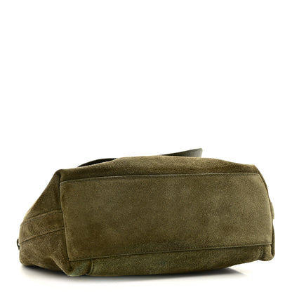 The Row Suede Sidekick Dark Olive 4 of 11