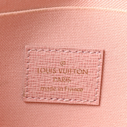 Louis Vuitton Damier Azur Pochette Felicie Chain Wallet Rose Ballerine 8 of 11