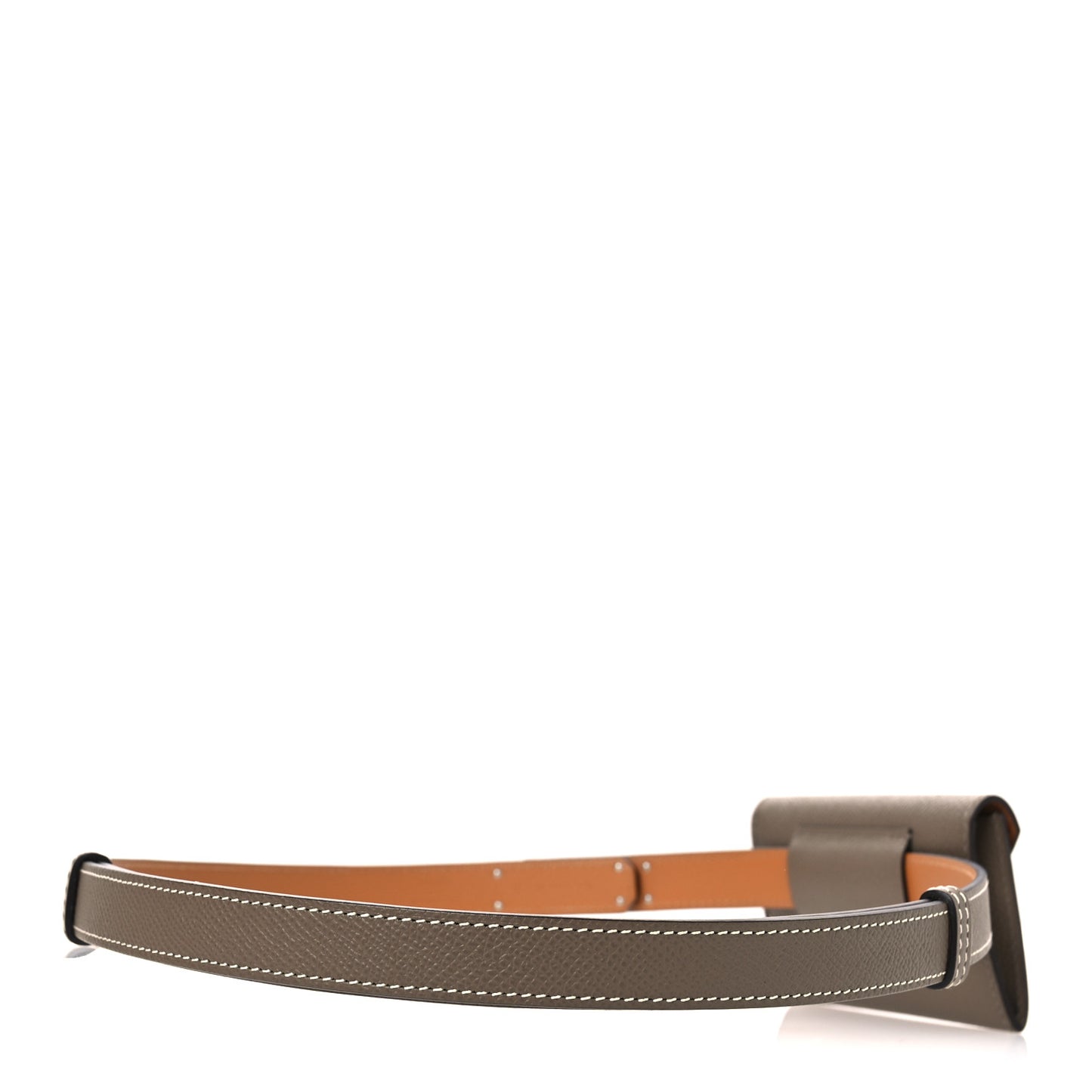 Epsom Kelly Pocket Belt Etoupe