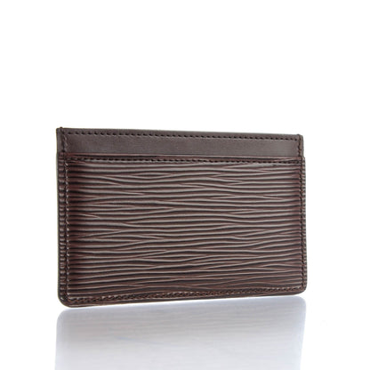 Louis Vuitton Epi Card Holder Moka 3 of 7