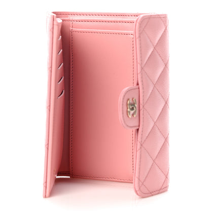 Chanel Caviar Quilted Medium Flap Wallet Pink 5 of 12