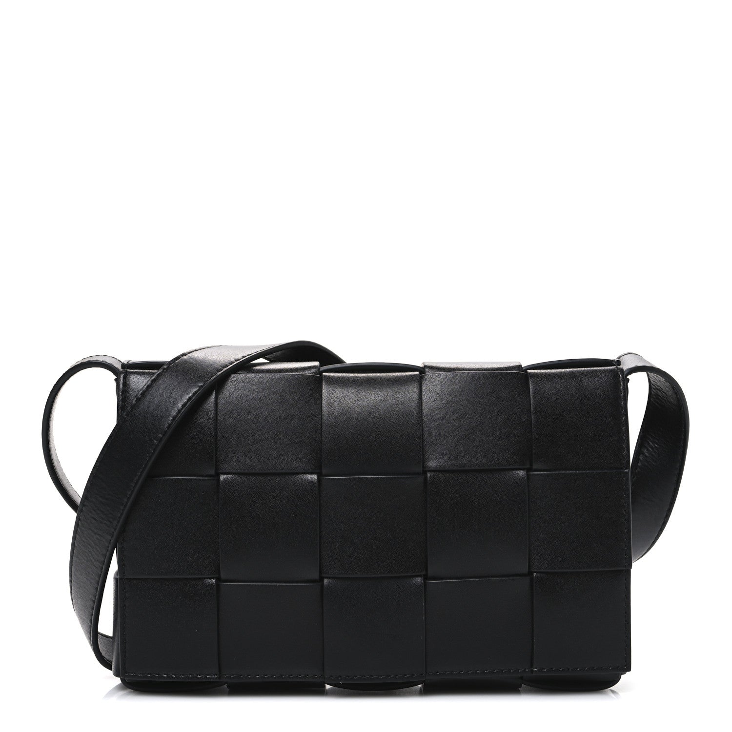 Bottega Veneta Nappa Maxi Intreccio Cassette Bag Black Avocado 1 of 11