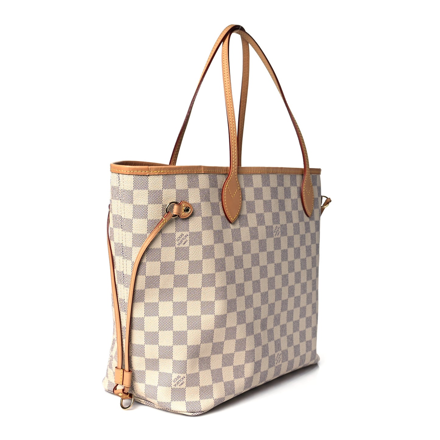 Damier Azur Neo Neverfull MM Rose Ballerine
