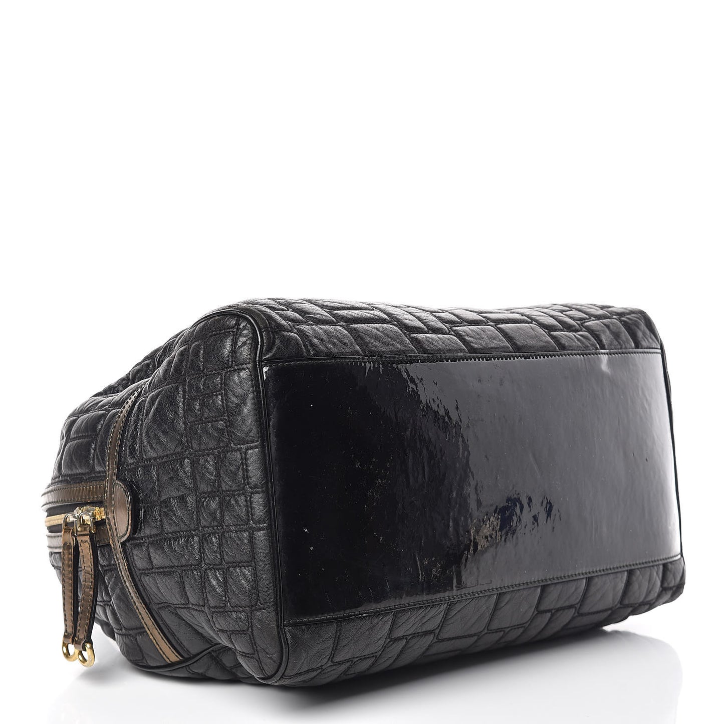 Calfskin Quilted Miss Marylou Hobo Bag Black