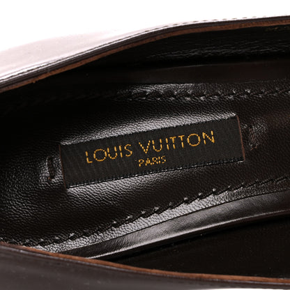 Louis Vuitton Glazed Calfskin Candice Pumps 36 Moka 9 of 10