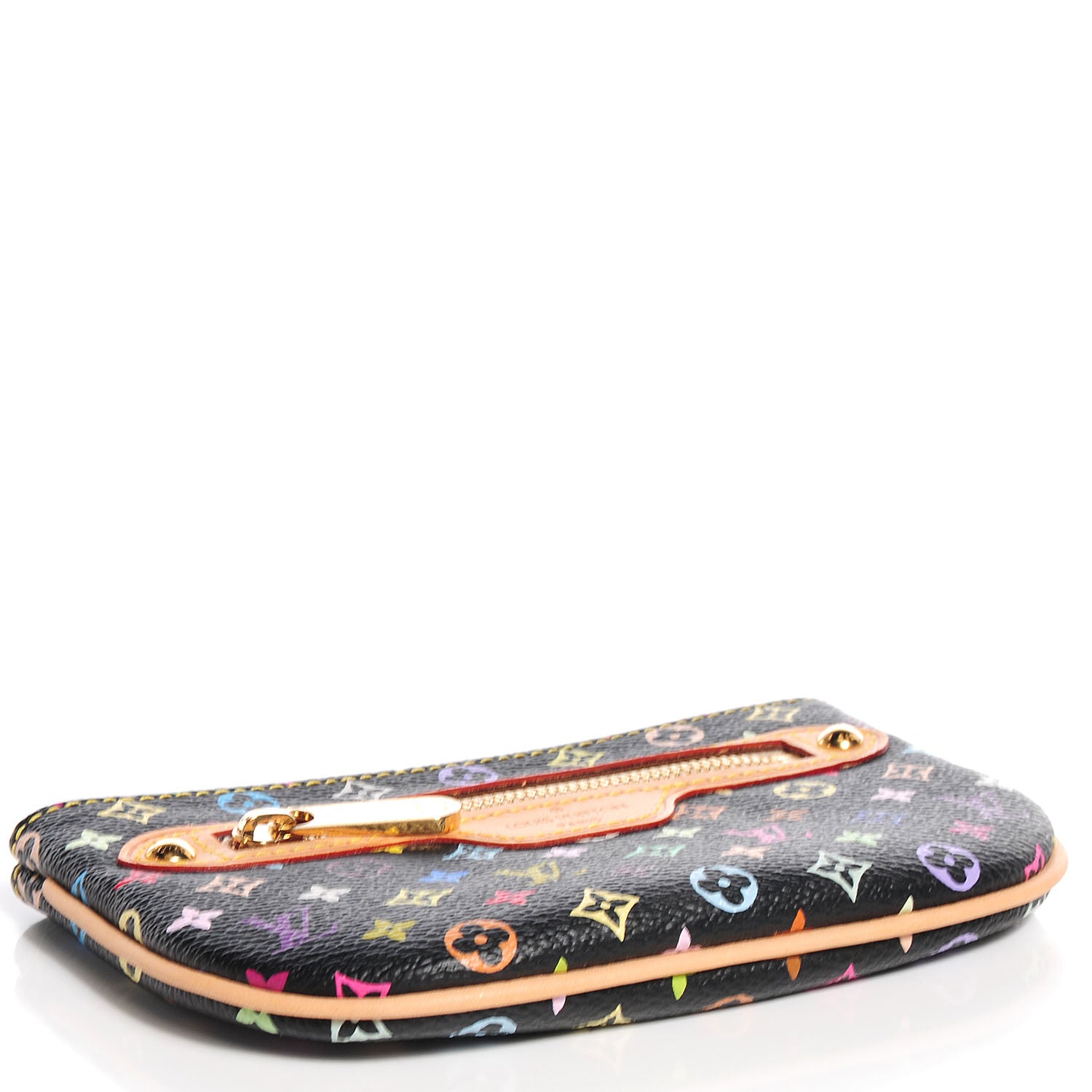 Louis Vuitton Monogram Multicolor Pochette Plate MM Black 4 of 8