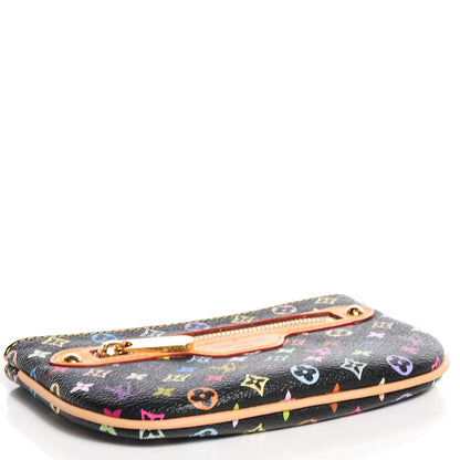 Louis Vuitton Monogram Multicolor Pochette Plate MM Black 4 of 8