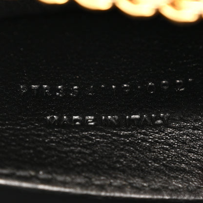 Saint Laurent Calfskin Crocodile Embossed Medium Classic Monogram Kate Tassel Satchel Black 7 of 15