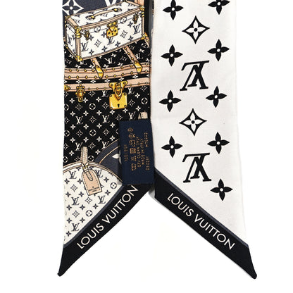 Louis Vuitton Silk Monogram Let's Go BB Bandeau Black 3 of 4