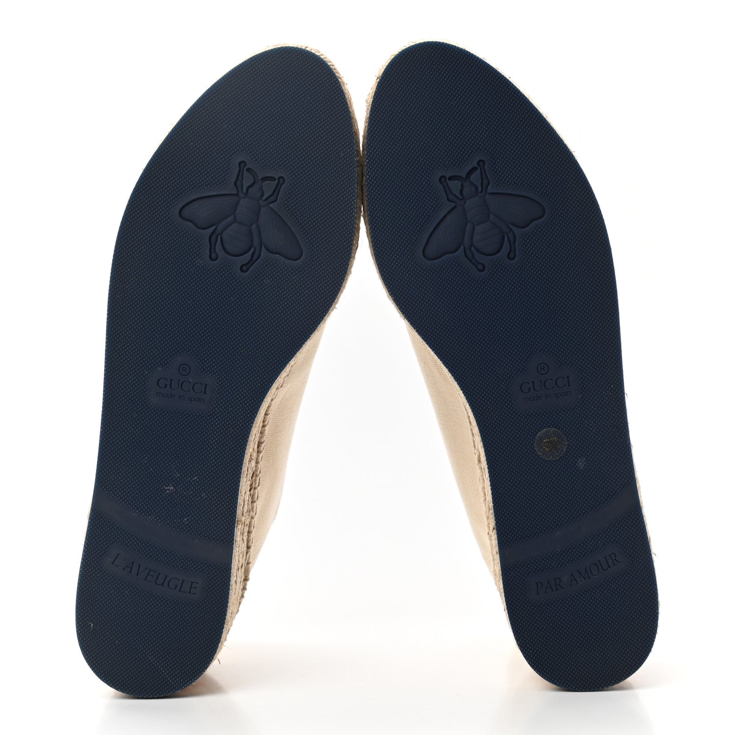 Canvas Logo Lace-Up Platform Espadrilles 37 Greggio Grege