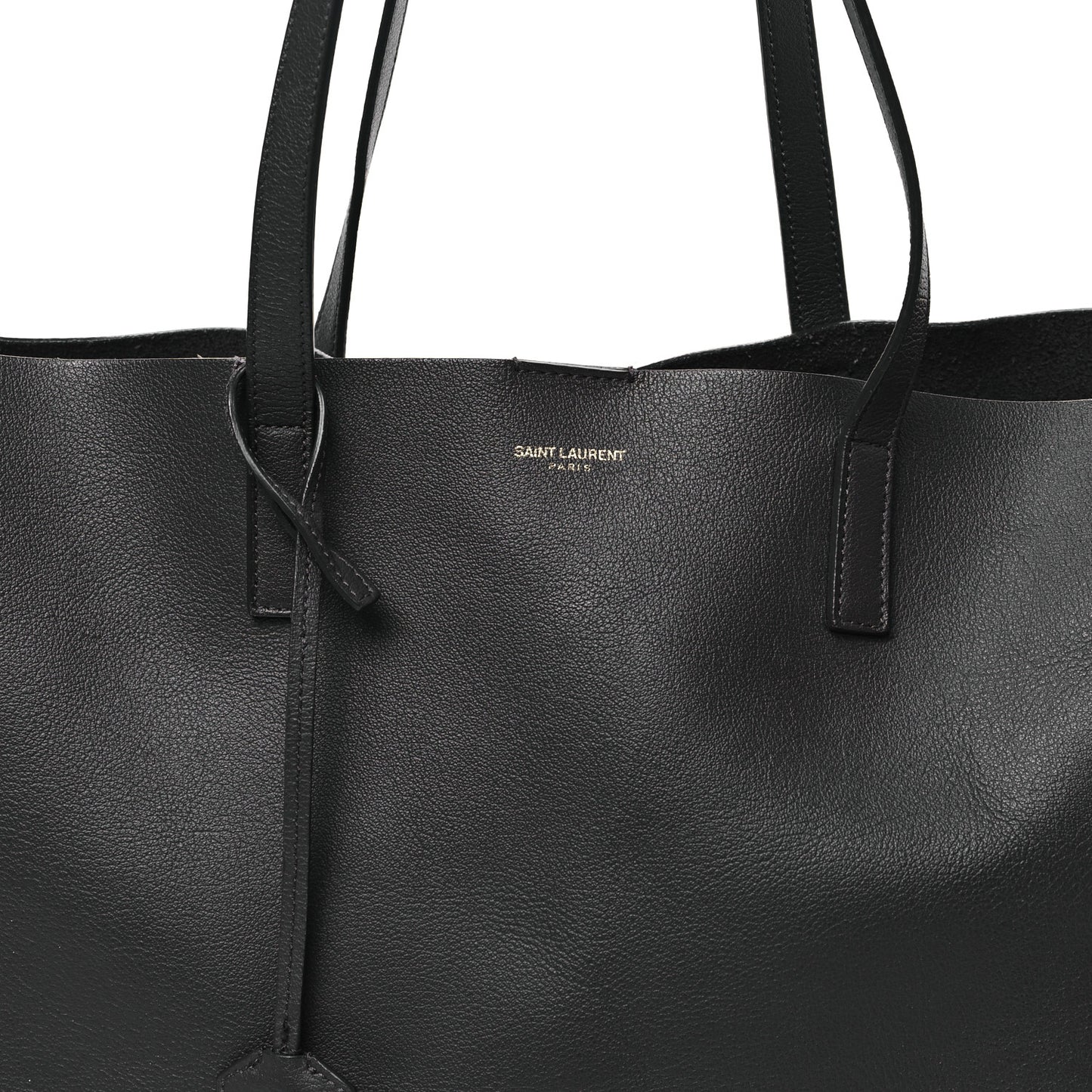 Calfskin Large Shopping Tote Coal
