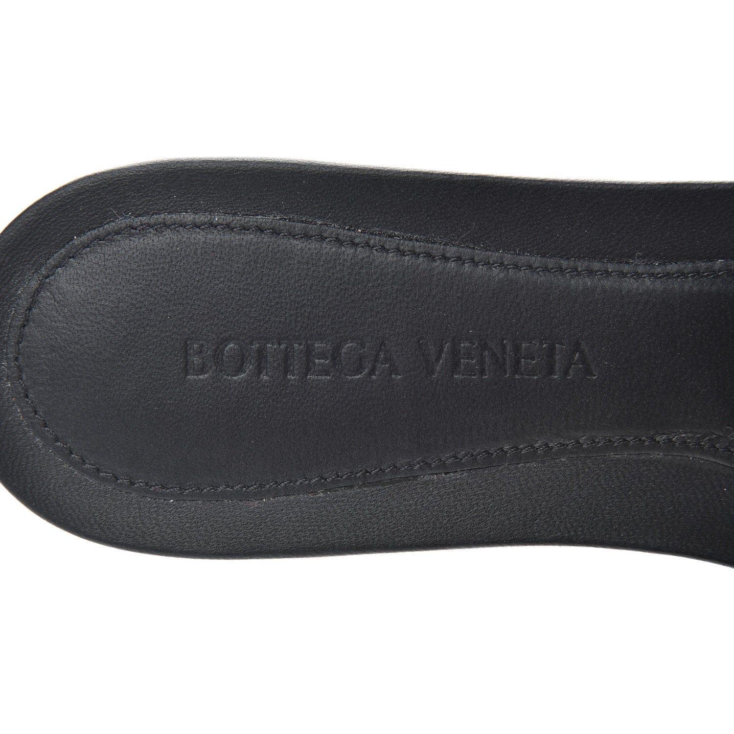 Bottega Veneta Nappa Matelasse Padded Flat Sandals 37.5 Black 8 of 10
