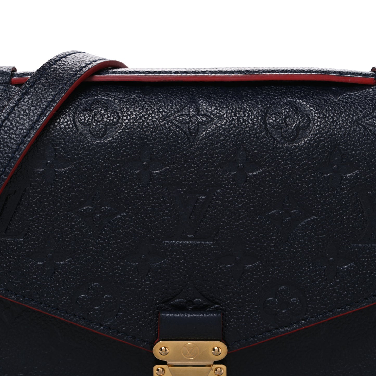 Empreinte Pochette Metis Marine Rouge Marine Rouge