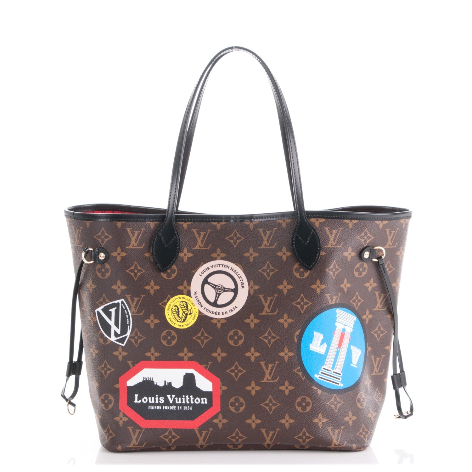Louis Vuitton Monogram World Tour Neverfull MM 1 of 8