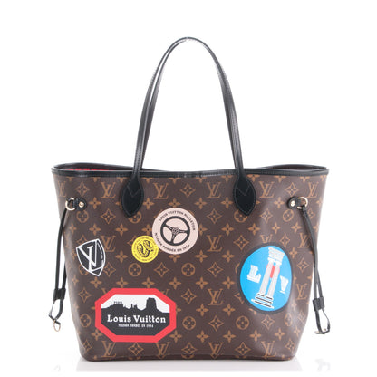 Louis Vuitton Monogram World Tour Neverfull MM 1 of 8