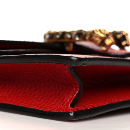 Gucci Calfskin Super Mini Dionysus Shoulder Bag Hibiscus Red 8 of 10