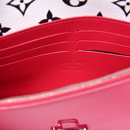 Louis Vuitton Patent Calfskin Monogram Cherrywood Chain Wallet Berlingot Pink 6 of 10