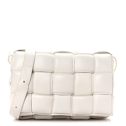 Bottega Veneta Nappa Maxi Intreccio Padded Cassette Crossbody Bag Chalk 1 of 9