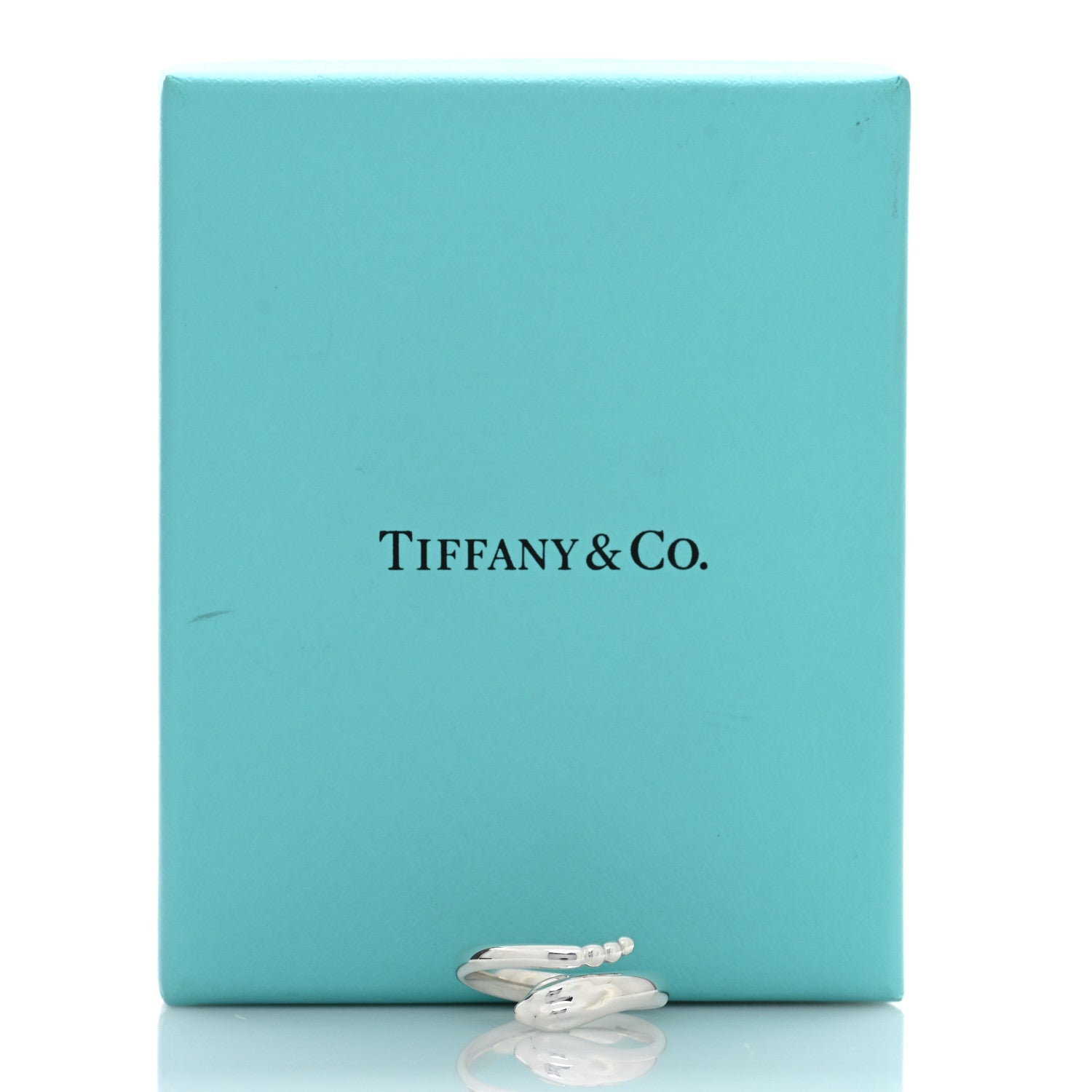 Tiffany Sterling Silver Elsa Peretti Snake Ring 57 8 5 of 5