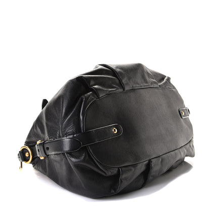 Prada Vitello Soft Shopping Satchel Black 3 of 7