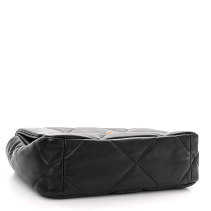 Chanel Lambskin Quilted Medium Chanel 19 Flap Black 4 of 9